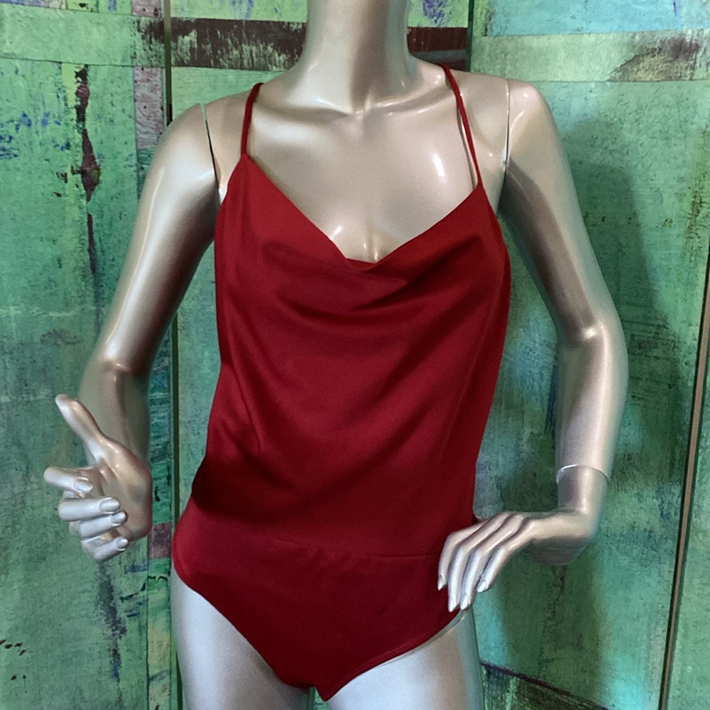 Socialite Ruby Red Bodysuit